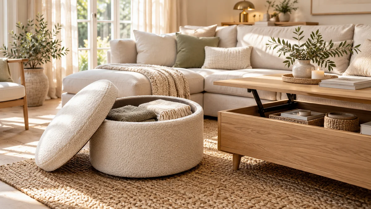Hidden Storage Furniture: Ottomans, Benches, and Beds That Hold More