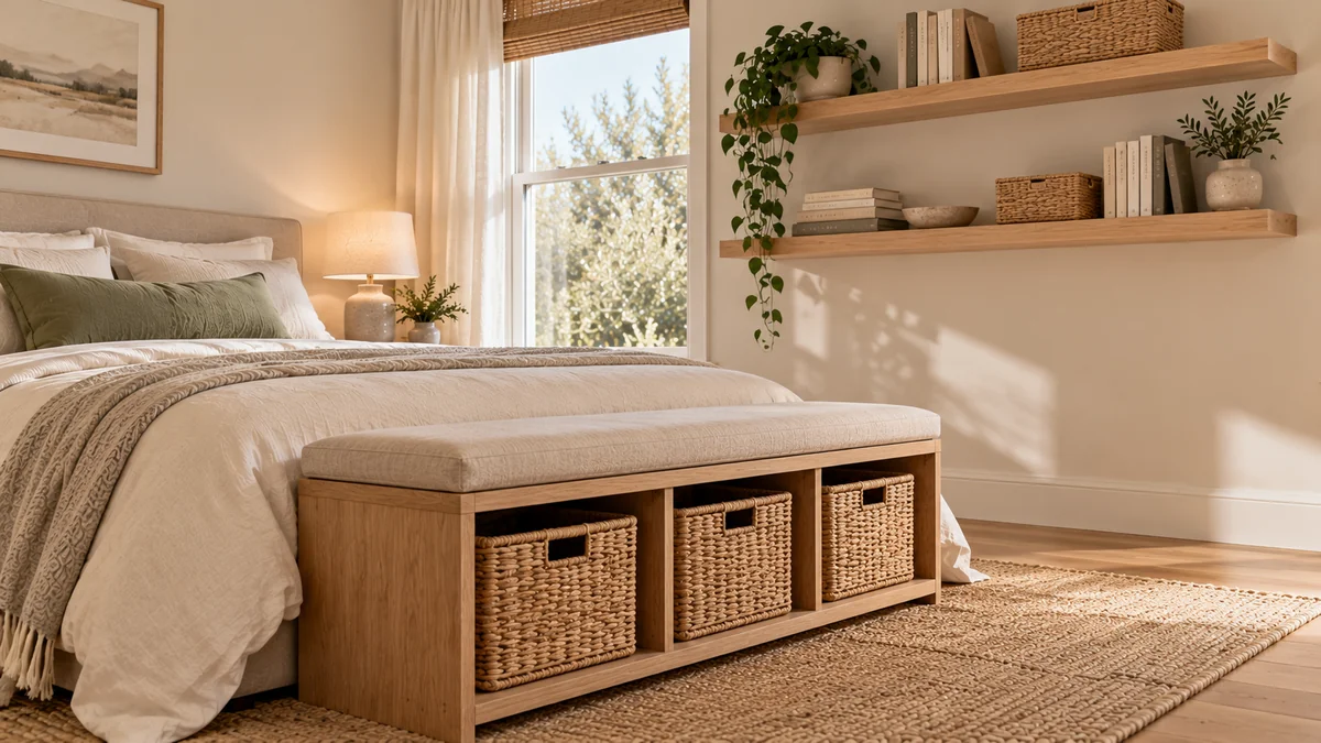 Small Bedroom Storage Ideas (Under-Bed, Closet & Wall)
